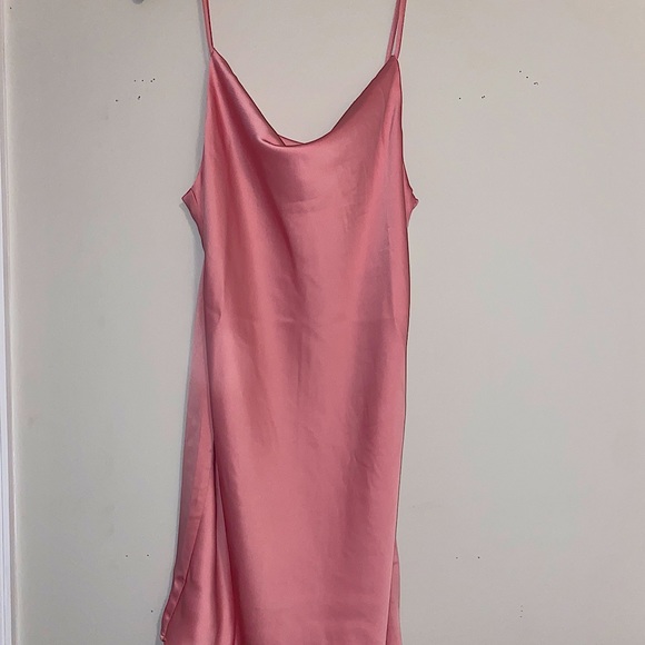 Urban Outfitters Pink Satin Dress - Picture 1 of 4